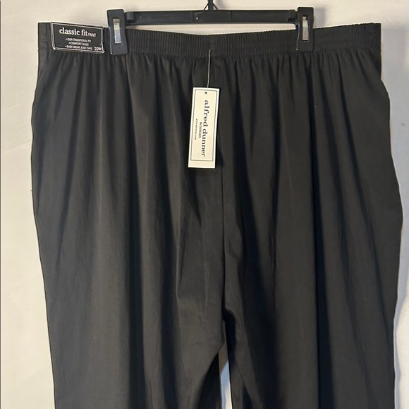 Alfred Dunner Women's Plus  Wide Leg Pant Black With Pockets Size 22W NWT - Picture 5 of 9